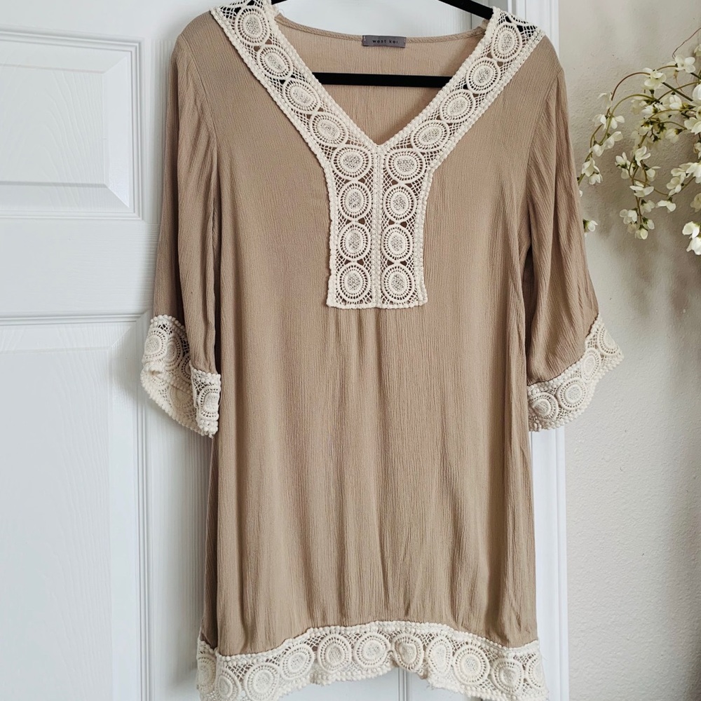 Crochet Tunic Dress 💫